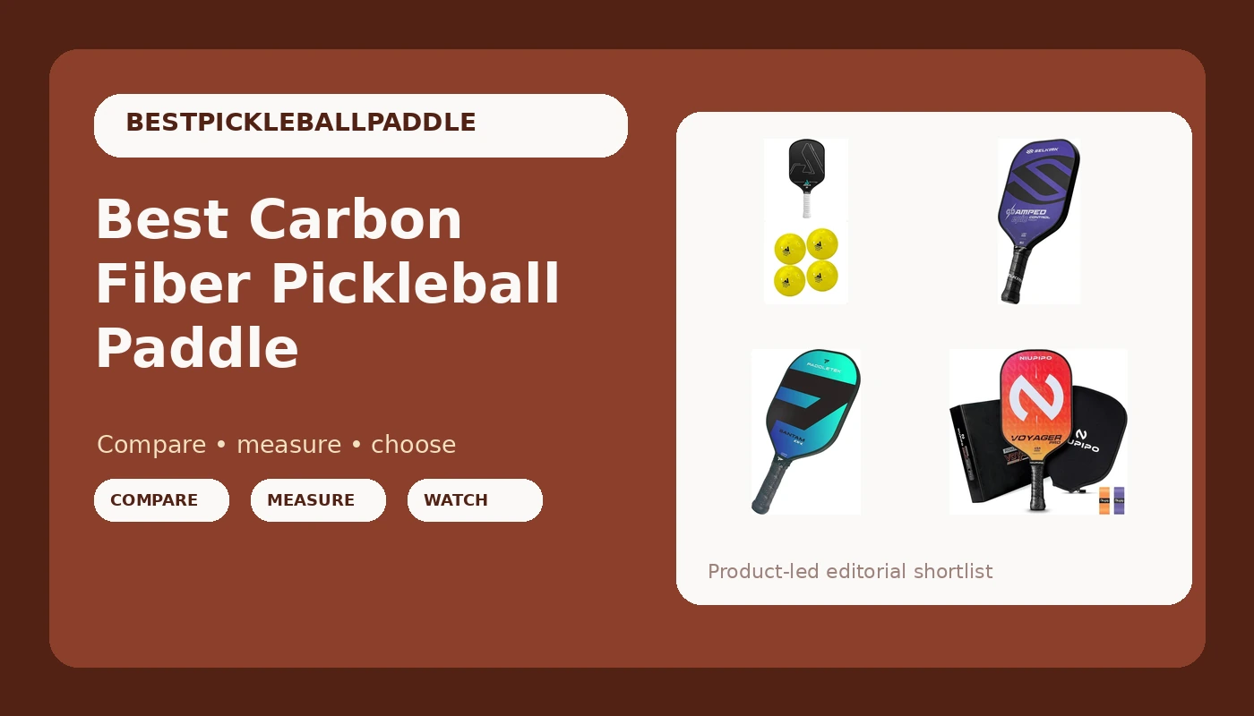 Best Carbon Fiber Pickleball Paddle - PickleballPaddleScore review with measurements and honest opinion