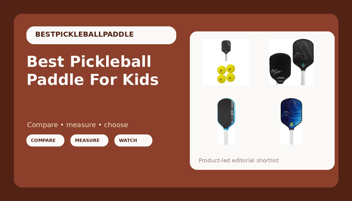 Best Pickleball Paddle For Kids - PickleballPaddleScore review with measurements and honest opinion