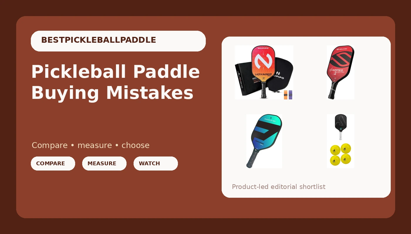 Pickleball Paddle Buying Mistakes - PickleballPaddleScore review with measurements and honest opinion