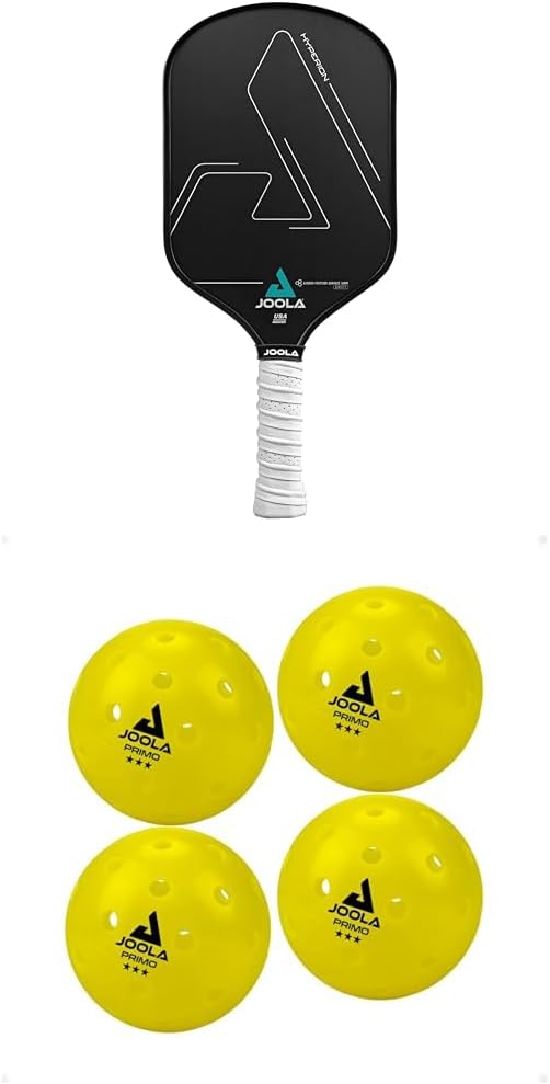 JOOLA Ben Johns Hyperion CFS 16mm Swift Pickleball Paddle - USAPA Approved for Tournament Play - Carbon Fiber Pickle Ball Racket - Maximum Speed with High Grit & Spin