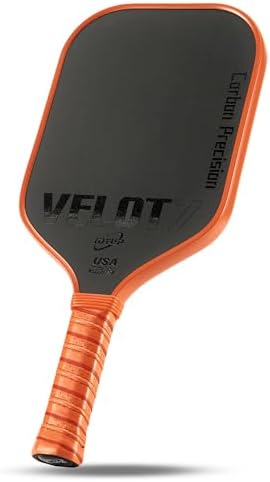 Pickleball Paddles,Pickleball Paddle,Carbon Fiber Pickle Ball Paddle-16MM,Hot Pressing Process Racket for Lightweight,Superior Control,Spin,Power and Consistency,USAPA Approved