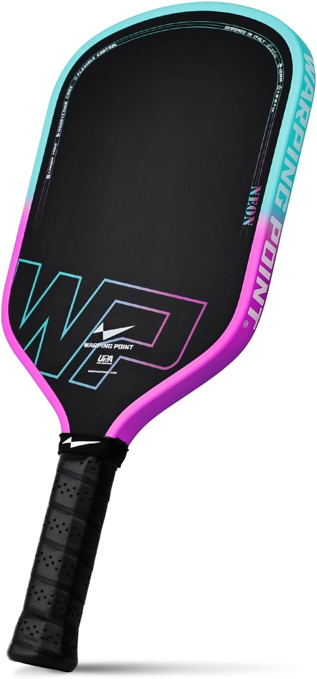 Warping Point Neon Gen 3 Pickleball Paddle, UPA-A Approved, Triple-Layer T700...