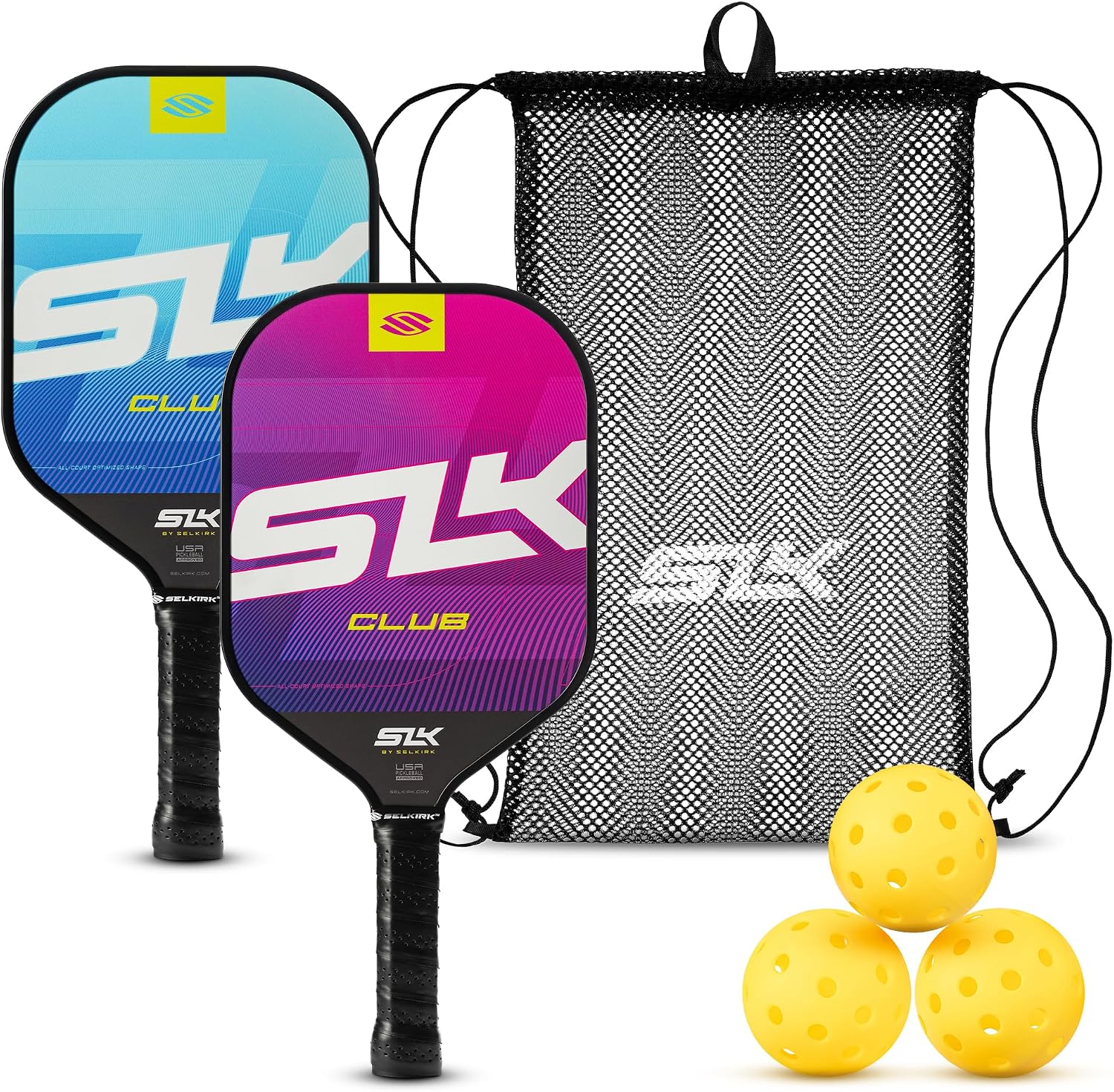Selkirk Sport SLK Club Pickleball Paddles Set | Graphite & Fiberglass