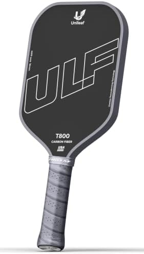 UNILEAF Pickleball Paddle,T800 Carbon Fiber,6-Month Warranty